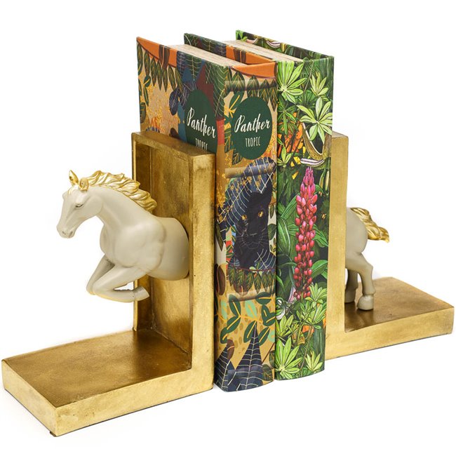 Bookend Horse set of 2, 28x10x19.5cm