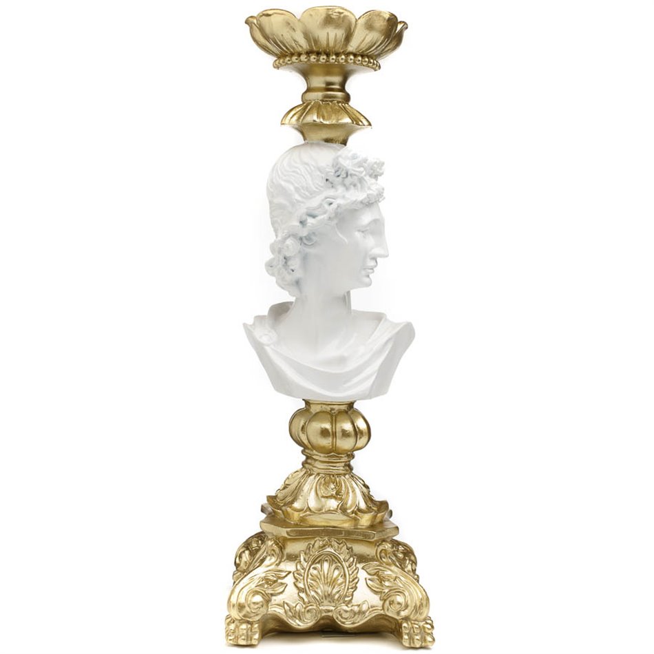 Candle holder David II, 12.5x12.5x40cm