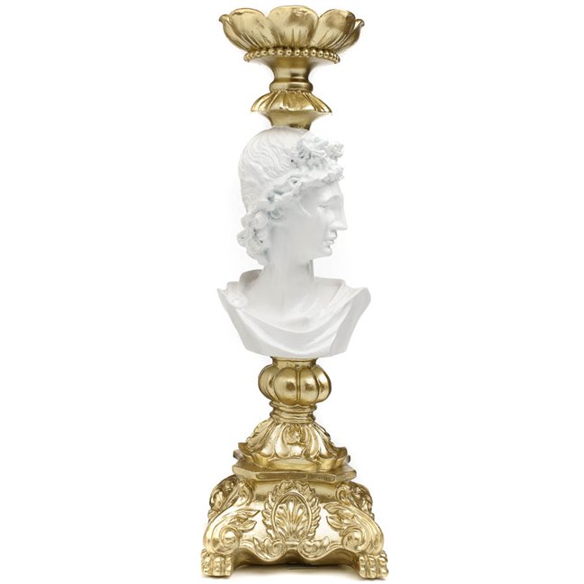 Candle holder David II, 12.5x12.5x40cm