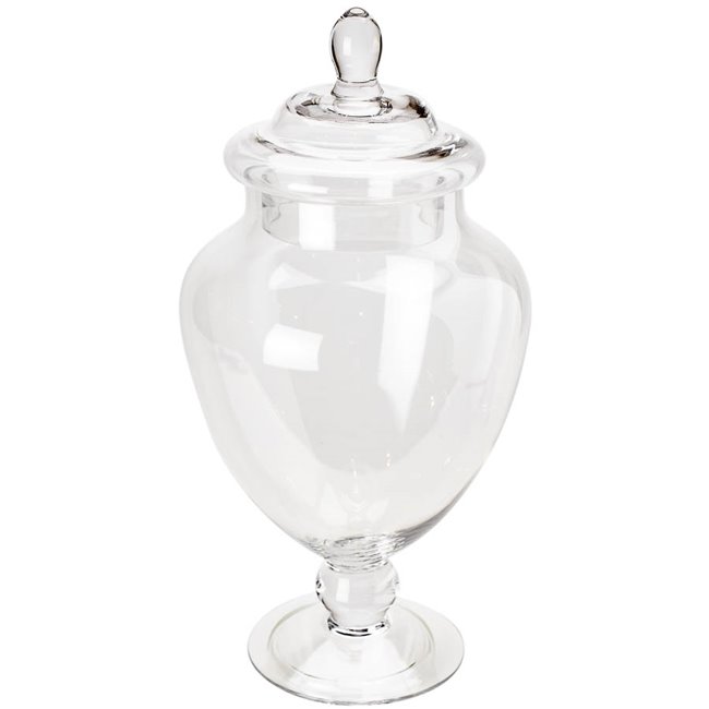 Candy jar, glass, 2.1 L, H30.5cm, D15.5cm