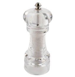 Salt mill, aclylic, H15cm, D5.5cm