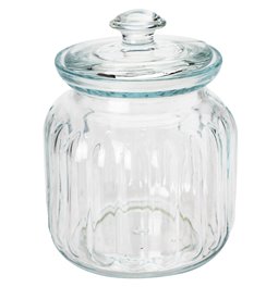 Glass jar Viva, 0.9 L, H15.5cm, D12cm