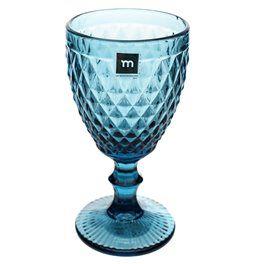 Wine glass Sidari, blue, 350ml