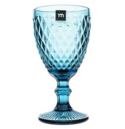 Vyno taurė Sidari, mėlynos sp., 350ml