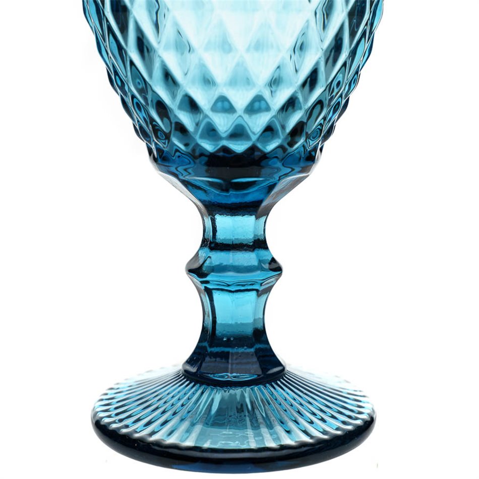 Wine glass Sidari, blue, 350ml