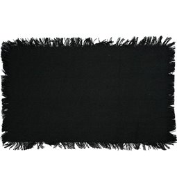 Placemat Maha, black, 45x30cm