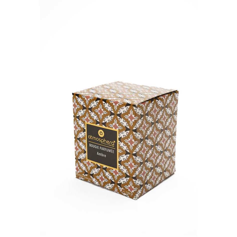 Scented candle Neda, amber scent, 110g, H8cm, D7cm