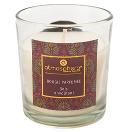 Scented candle Neda, wood scent, 110g, H8cm, D7cm