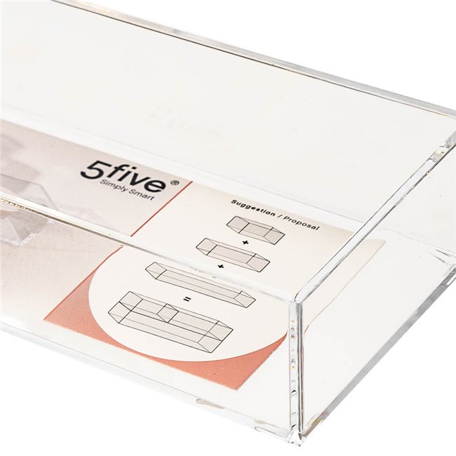 Organizer Selena M, acrylic, H4.8x25.6x9.6cm