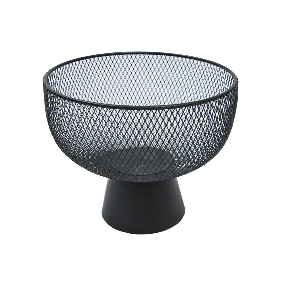 Декоративное блюдо Seoul L, черное, H20cm, H24cm