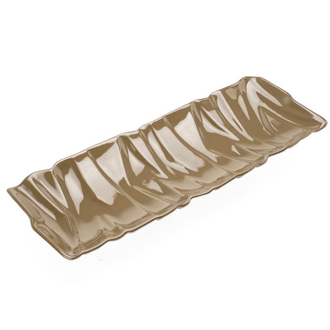 Decorative Dish Ultra Modern, platinum, 50x18.5cm