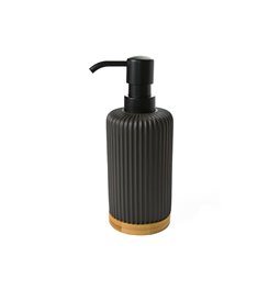 Soap dispenser Modern, black, H18.5cm, D7cm