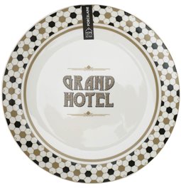 Plate Grand Hotel, porcelain, D20cm
