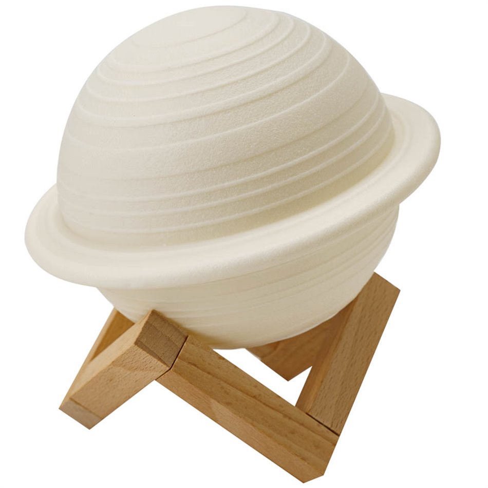 Night lamp Saturn, H11cm, D14cm