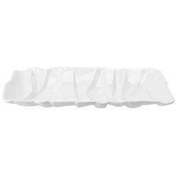 Декоративное блюдо ULTRA MODERN, белый, 35x18x4cm