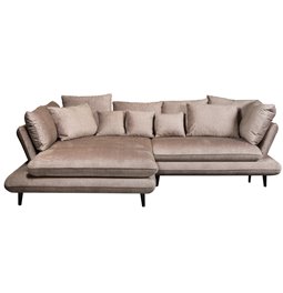 Sofa Wemonte, left corner, sleeping function, H90x283x181cm