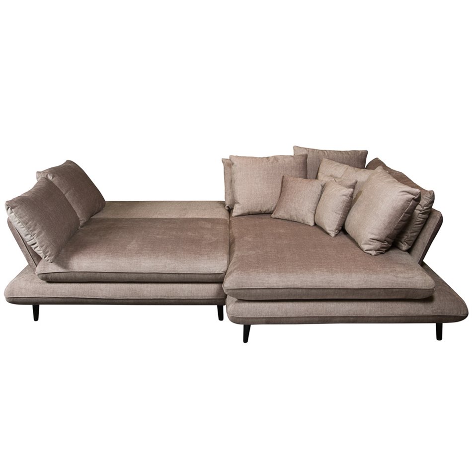 Sofa Wemonte, right corner, sleeping function, H90x283x181cm