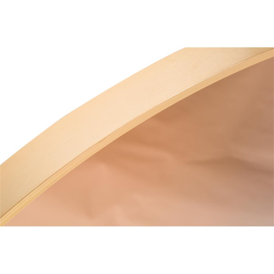 Mirror Iza, gold tinted glass, round, D90x4cm