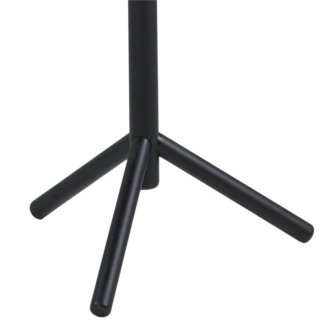 Coat hanger Abrem, black, rubberwood, H176x51x45cm