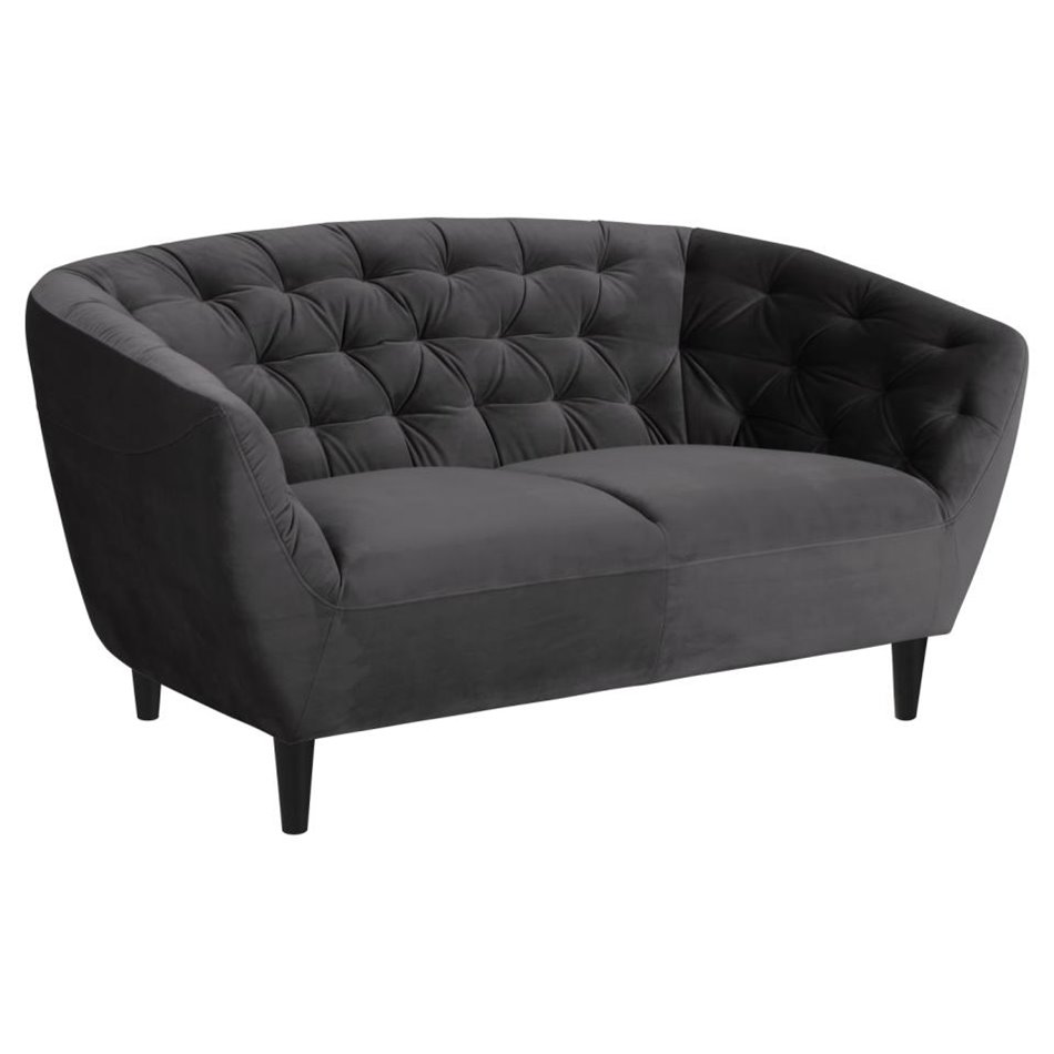 Sofa Aria, grey, H78x150x84cm, seat h.-46cm