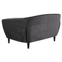 Sofa Aria, grey, H78x150x84cm, seat h.-46cm