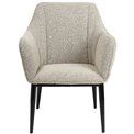Armchair Sabara, taupe, H82x65x67cm, seat H48cm