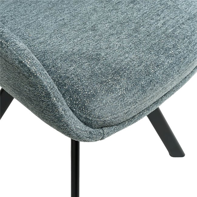 Chair Sandersdorf, grey, H85x61x58.8cm, seat.H48cm