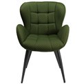 Chair Sandland, forest green, H87x64x59cm