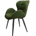 Chair Sandland, forest green, H87x64x59cm