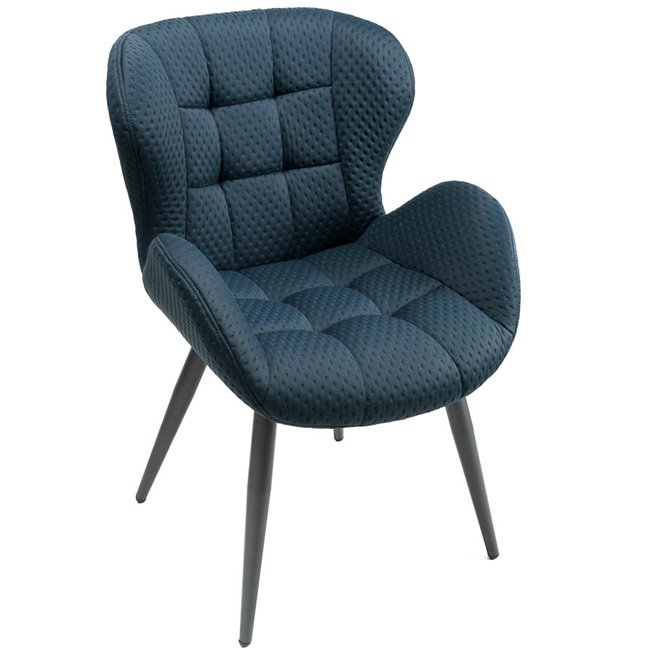 Chair Sandland, dark blue, H87x64x59cm