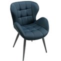 Chair Sandland, dark blue, H87x64x59cm