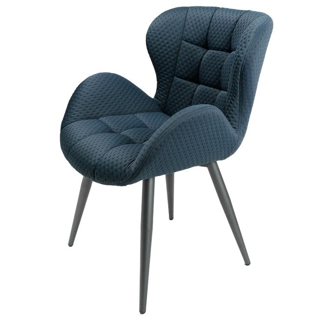 Chair Sandland, dark blue, H87x64x59cm