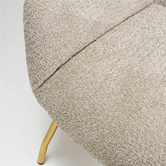 Armchair Sanday, taupe, H103x92x82cm