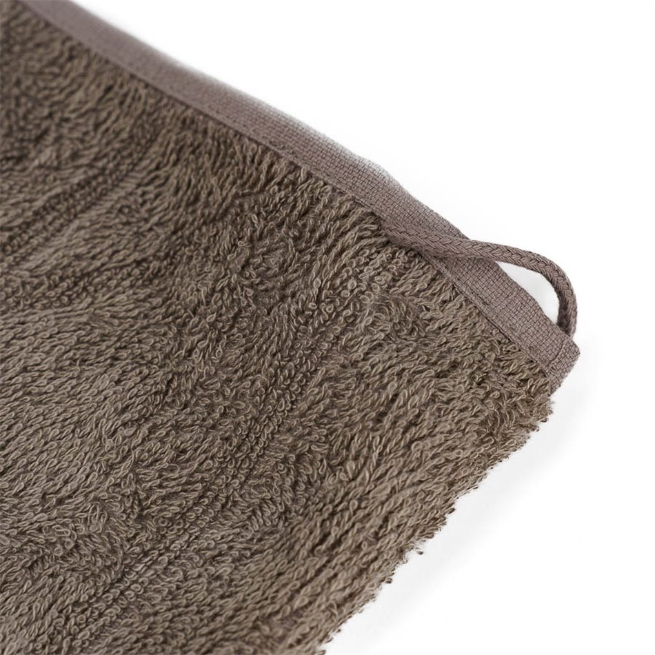 Bamboo towel Angolo, 30x50cm, taupe, 550g/m2