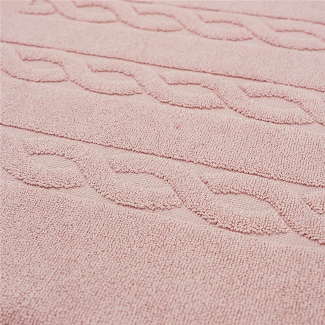 Bath mat Trecia, 70x50cm, pale pink, 900g/m2