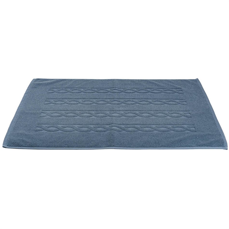 Bath mat Trecia, 70x50cm, mare blue, 900g/m2