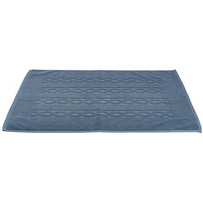 Bath mat Trecia, 70x50cm, mare blue, 900g/m2