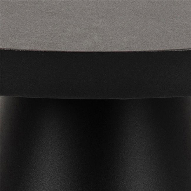 Kavos staliukas Asoli, matinė juoda, H45xD45,7cm