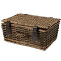 Picnic basket for 2, natural, 17x36x27cm
