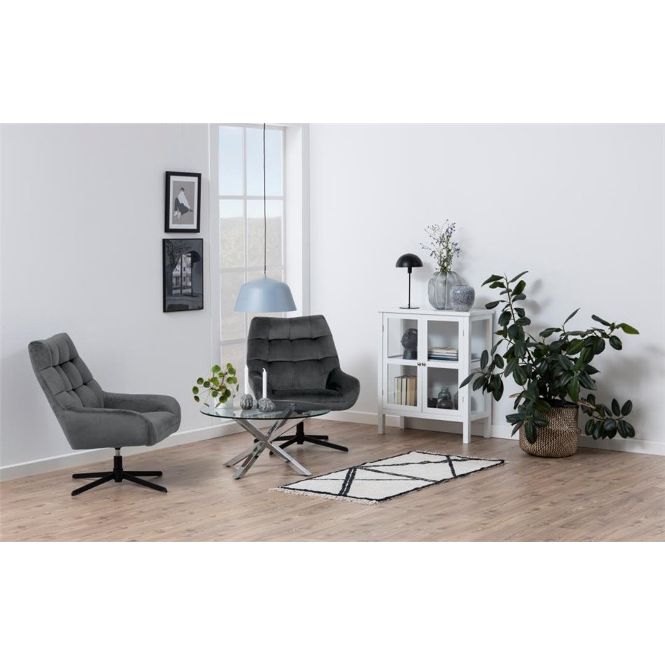 Resting chair Paris, dark grey, H88x73x82cm