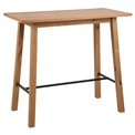 Bar table Achara, oak veneer, H105x117x58cm