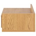 Bedside table Ashlan, oak, MDF H16.5x40x32cm