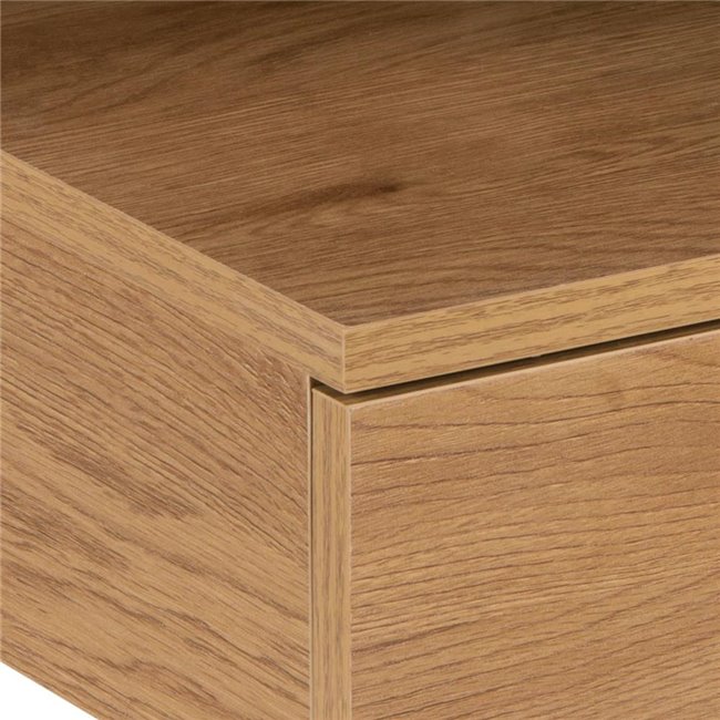 Bedside table Ashlan, oak, MDF, H22.5x35x32cm
