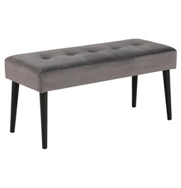 Bench Aglory, grey, 45x95x38cm