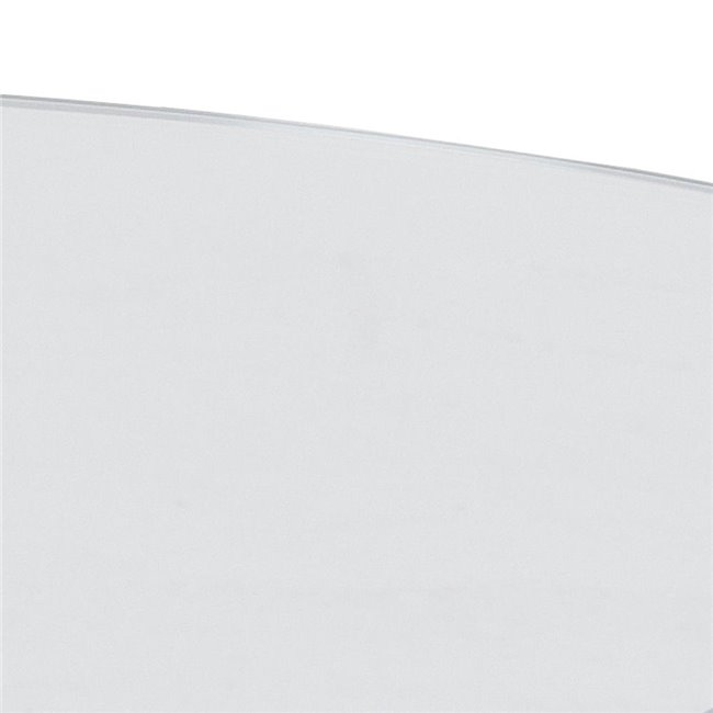 Журнальный столик Aheaven, стеклянная поверхность/серебряные ножки, D82cm, H40cm