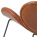 Lounge chair Acazar, brown, H90.5x69x78.5cm