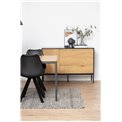 Sideboard Aford, MDF, black/natural, H82x120x40cm