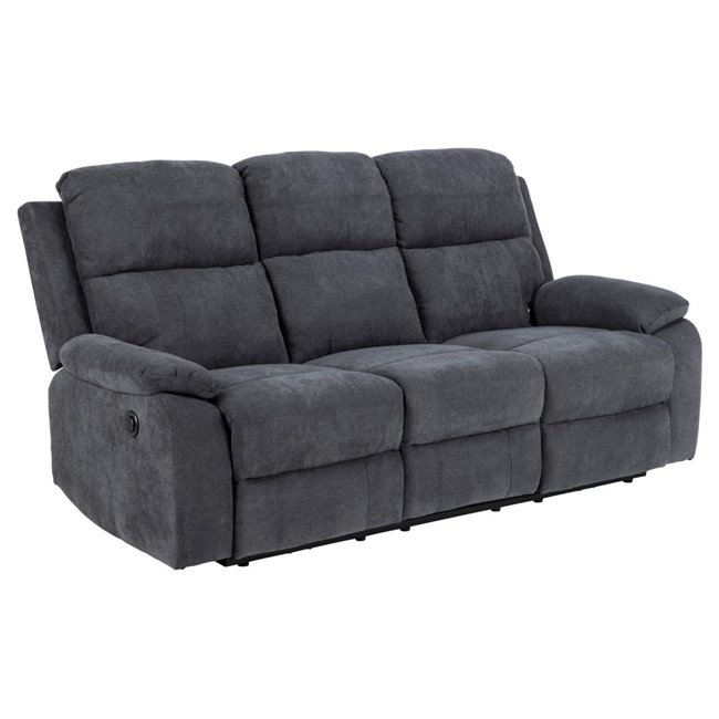 Sofa Amora, dark grey, H98x196.5x95cm