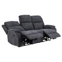 Sofa Amora, dark grey, H98x196.5x95cm