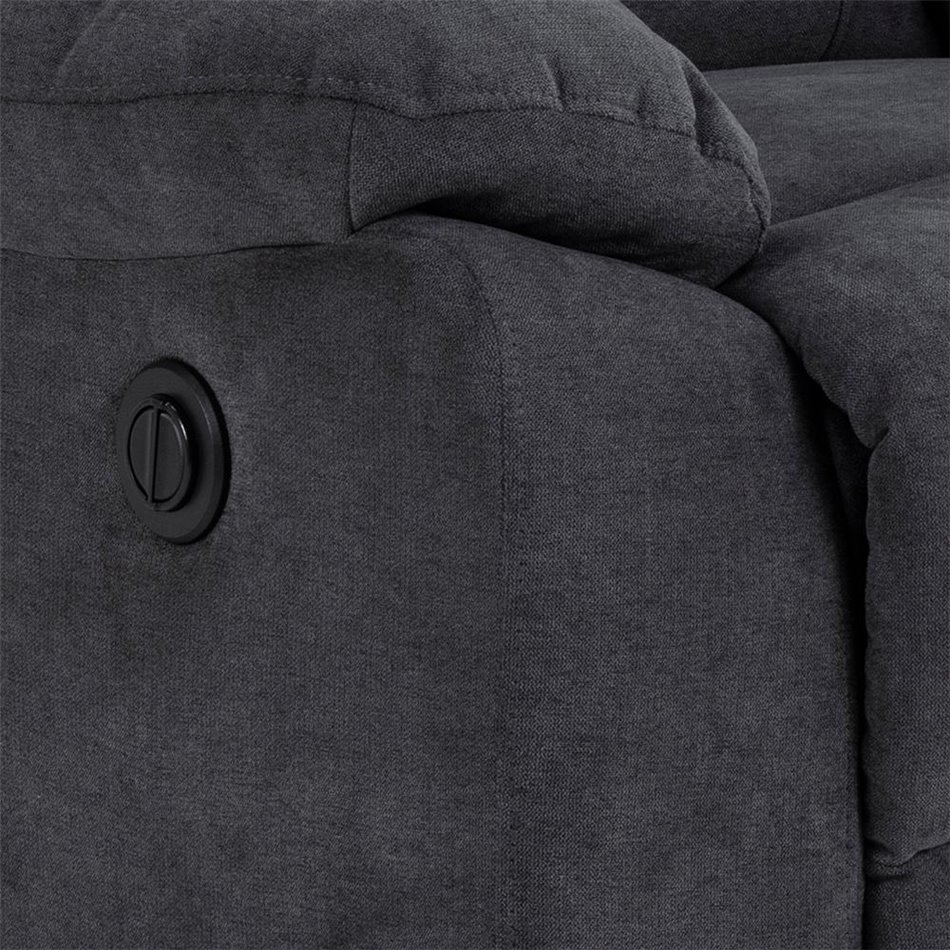 Sofa Amora, tamsiai pilka sp., H98x89.5x95cm